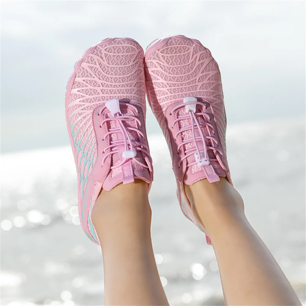Unisex Amphibious Quick-Dry Water Shoes - Anti-Slip Barefoot Aqua Sneakers