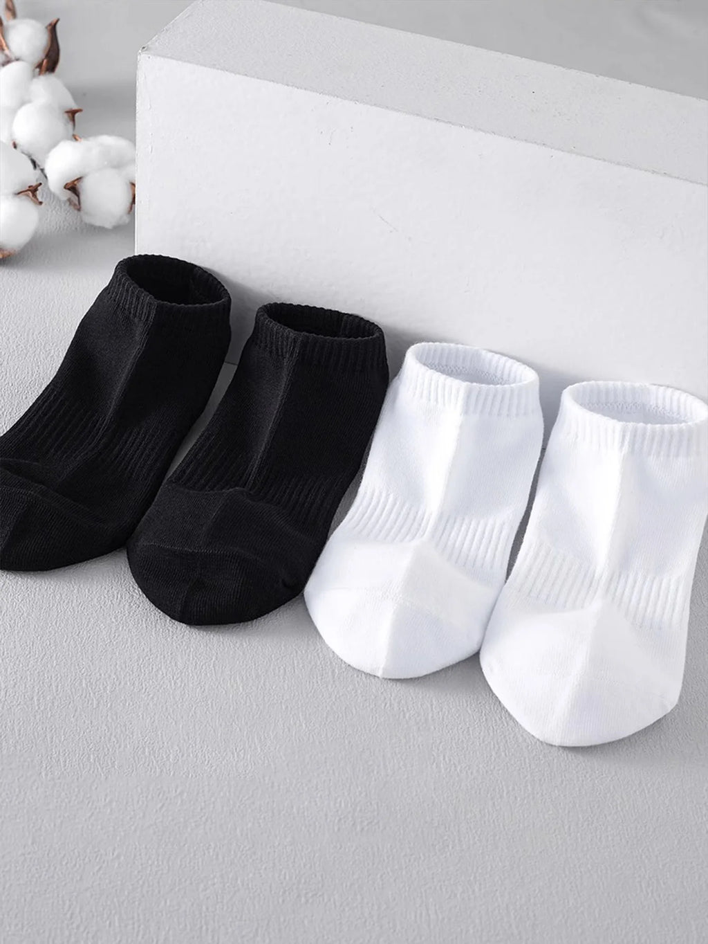 Men's No-Show Athletic Socks - 10-Pair Training Pack