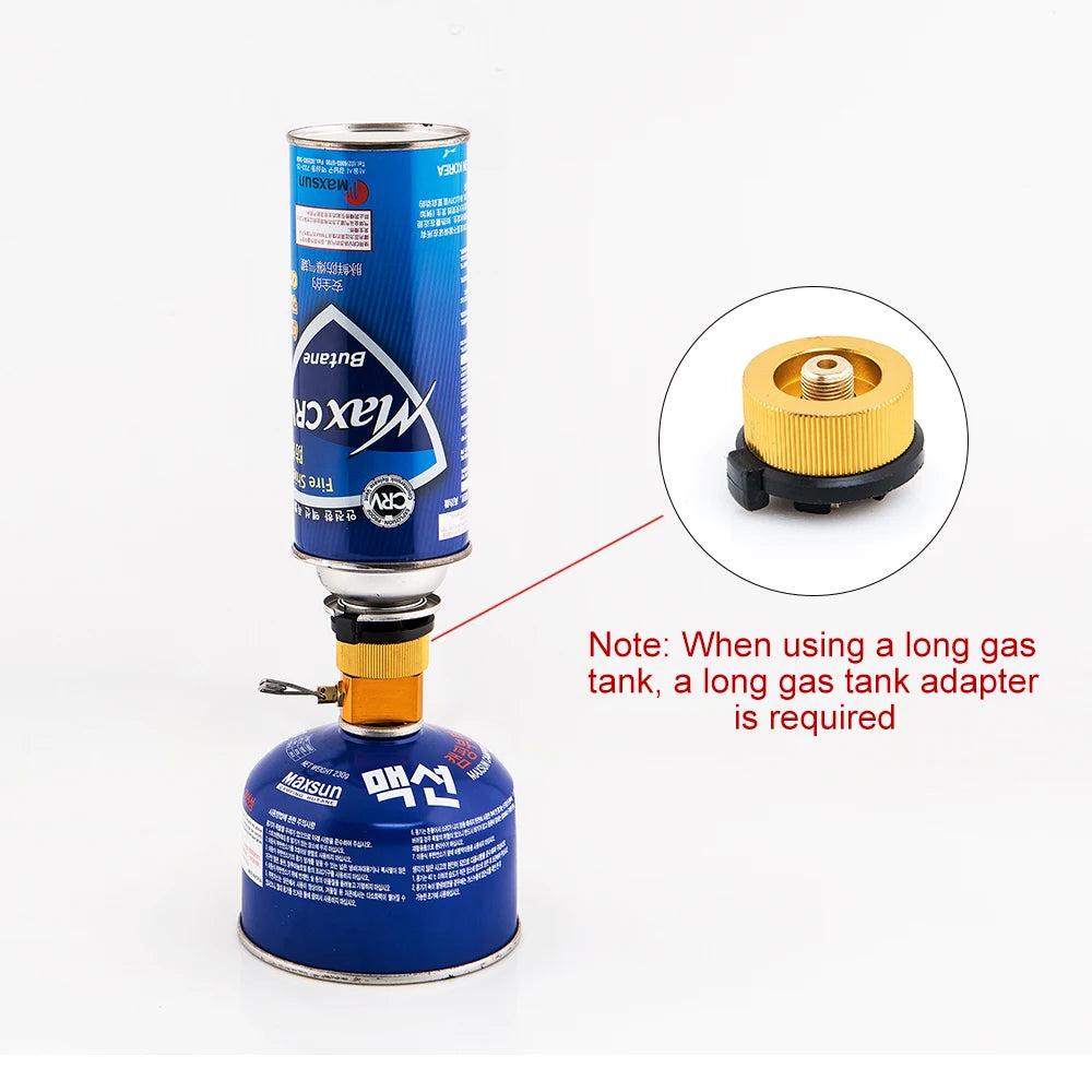 Camping Stove Refill Adapter - Butane Connector for Outdoor Use