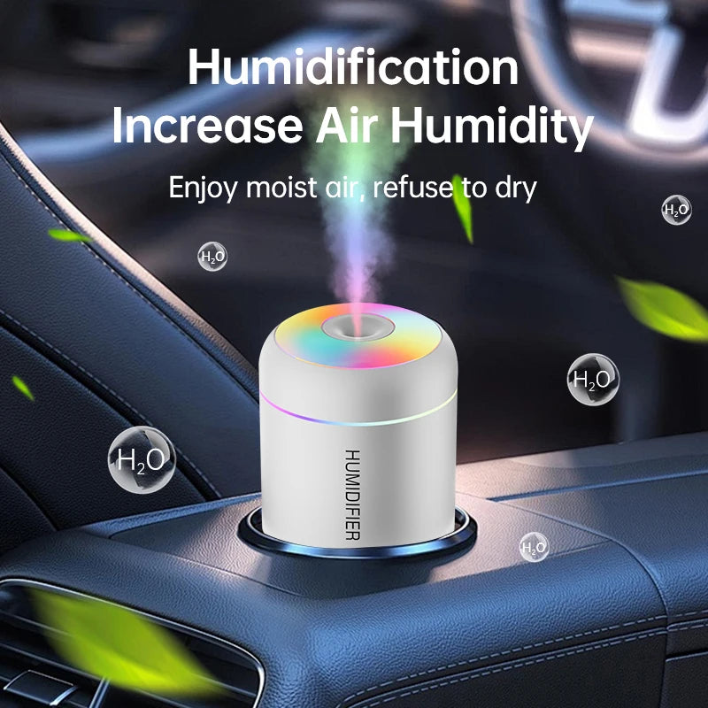 180ml Mini Air Humidifier USB - For Vehicle Storage and Daily Drives