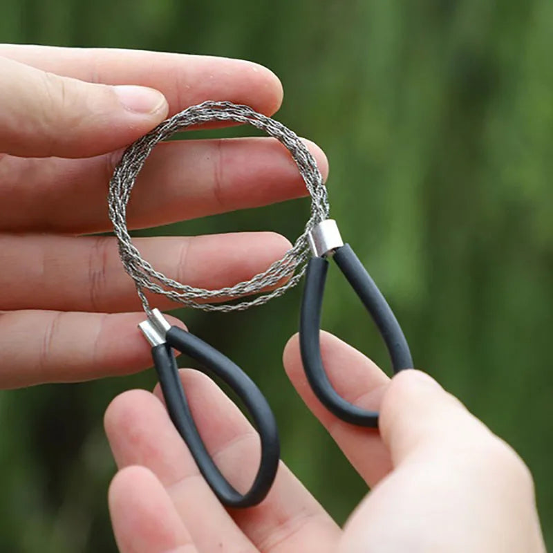 Portable Wire Saw - Stainless Steel Camping Hand Saw