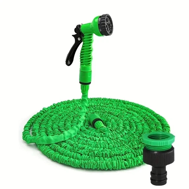 Expandable Garden Hose - Multiple Lengths for Yard Watering - Green