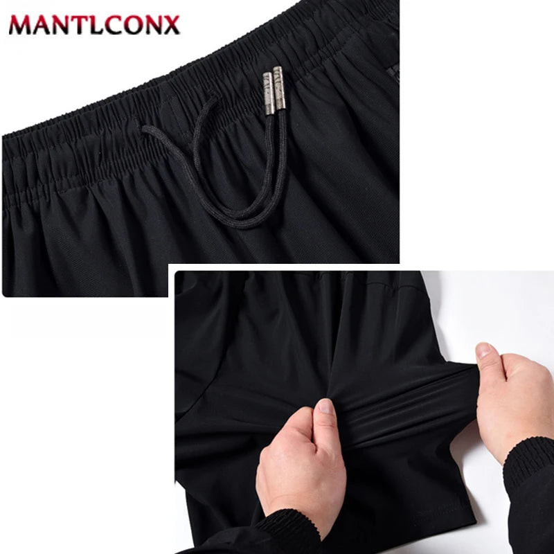 Men's Running Shorts - Elastic Waist Gym Training Bottoms