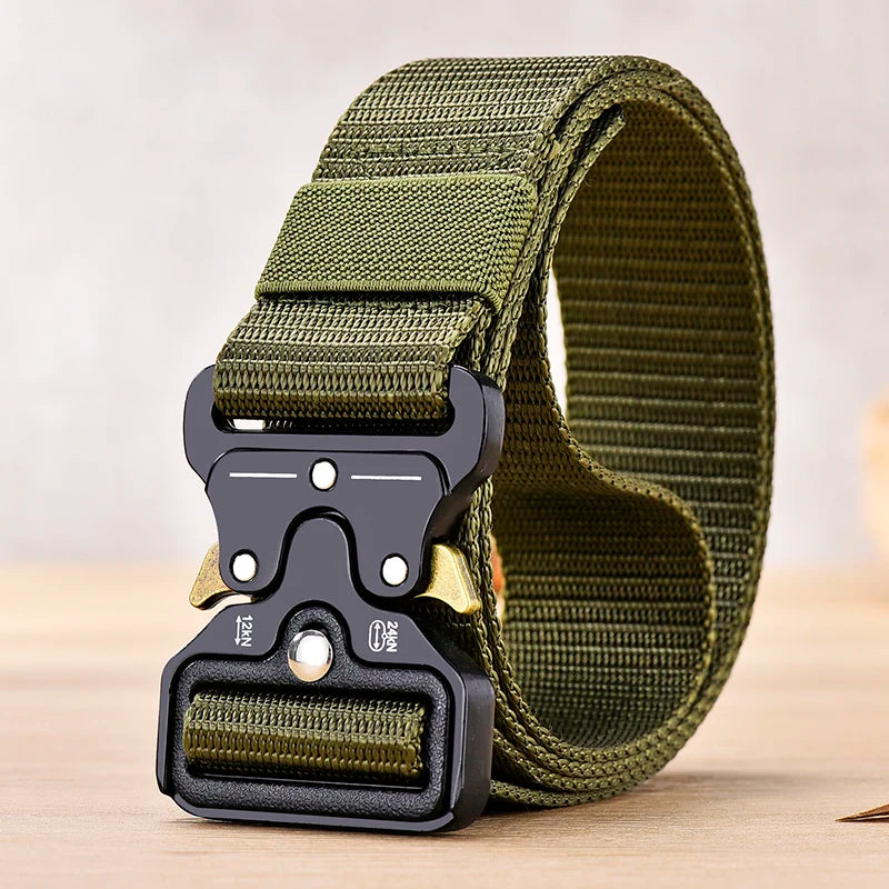 Men's Utility Belt - Adjustable Casual Waist Accessory - 4