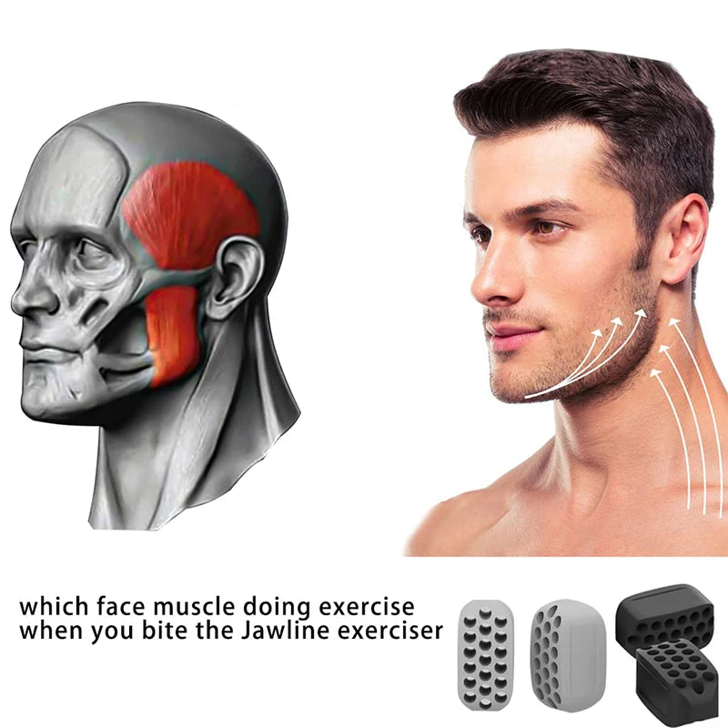 Silicone Jaw Exercise Ball - General Fitness Accessory