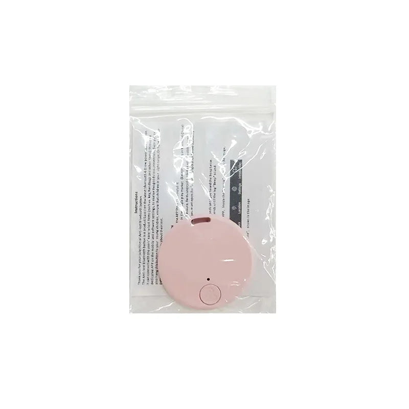 Bluetooth Item Tracker - Mini Finder for Bags and Wallets - Pink A