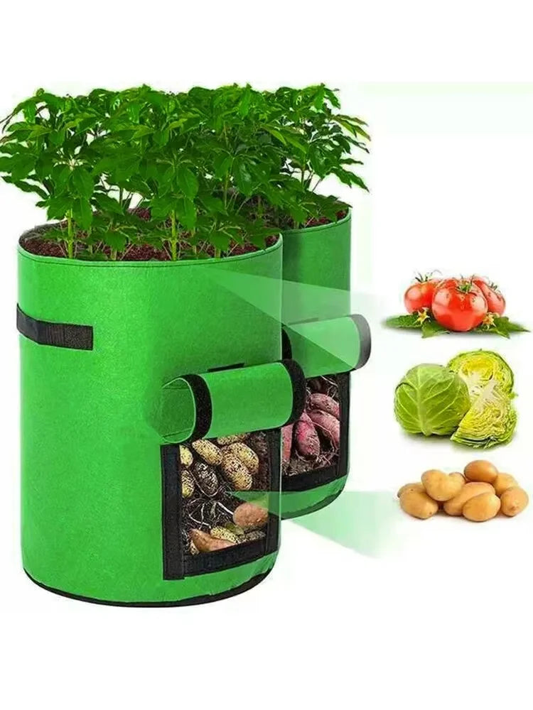 Felt Potato Grow Bag - Vegetable Planting Bucket