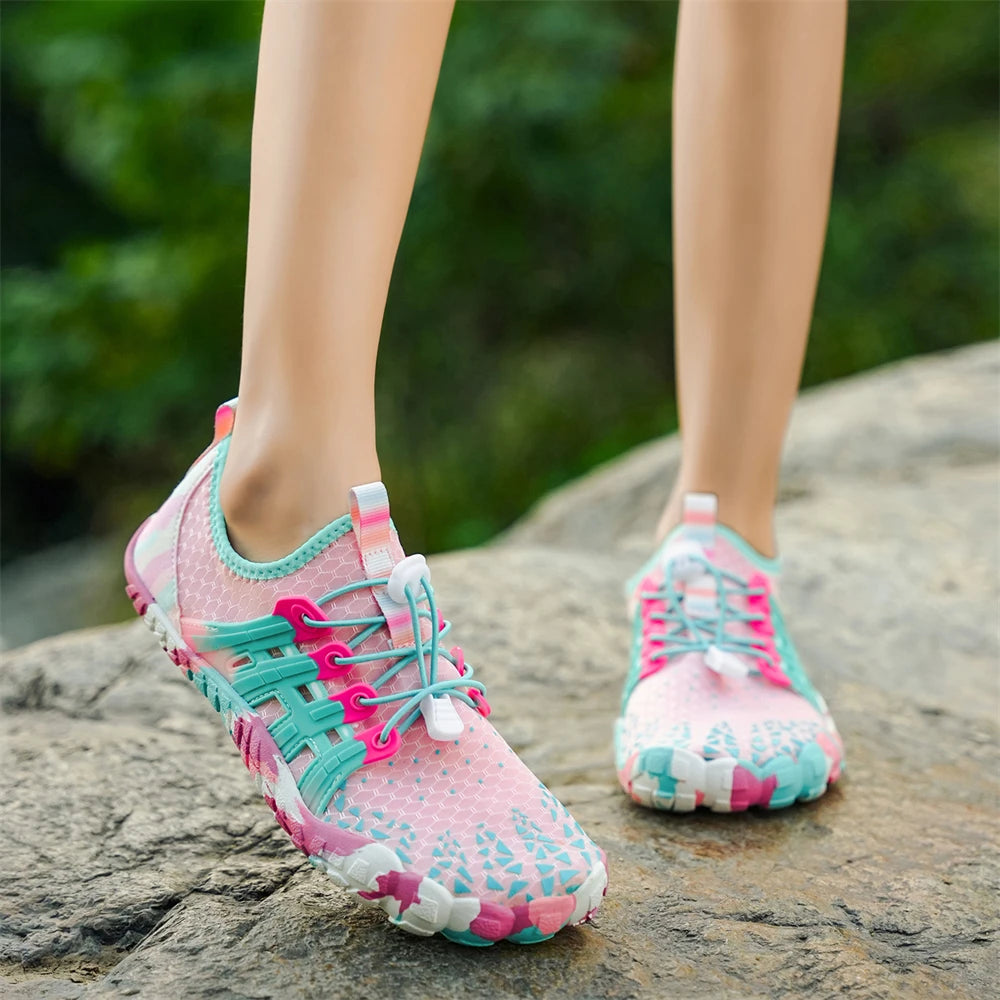Unisex Amphibious Quick-Dry Water Shoes - Anti-Slip Barefoot Aqua Sneakers
