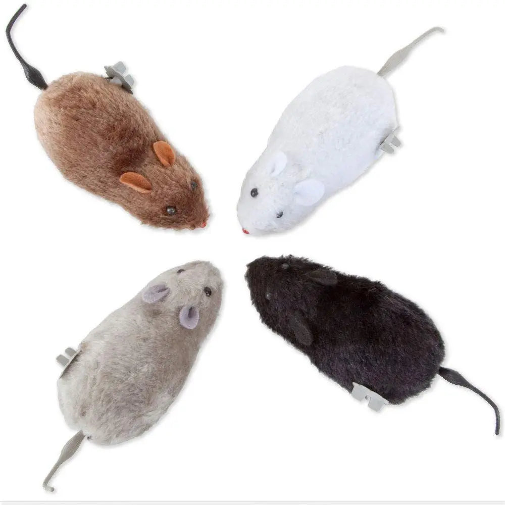 Funny Lifelike Plush Mouse Running - For Everyday Pet Use