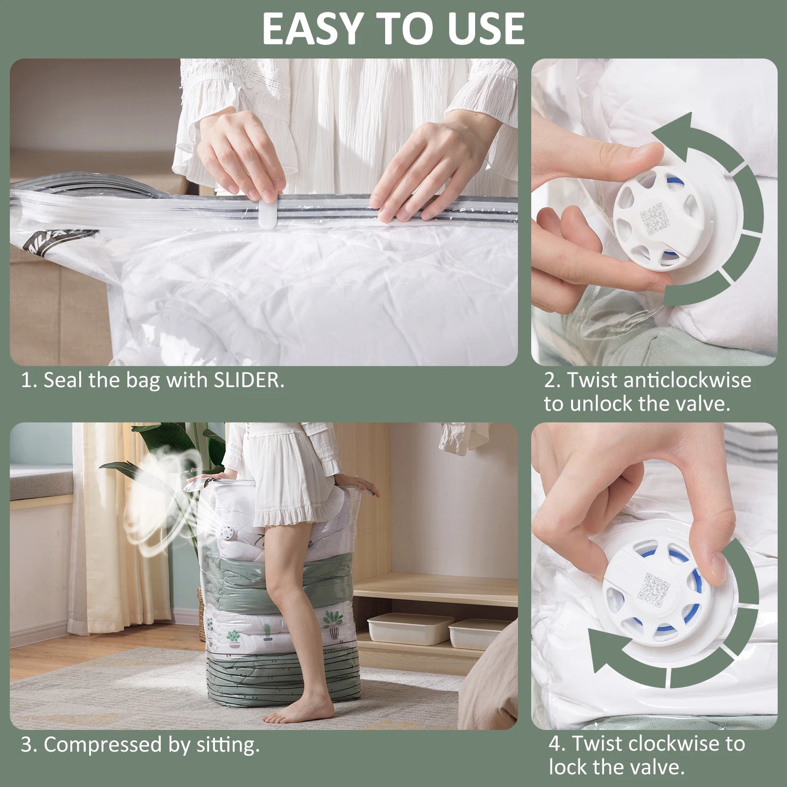 DailyFix No-Vacuum Compression Storage Bag