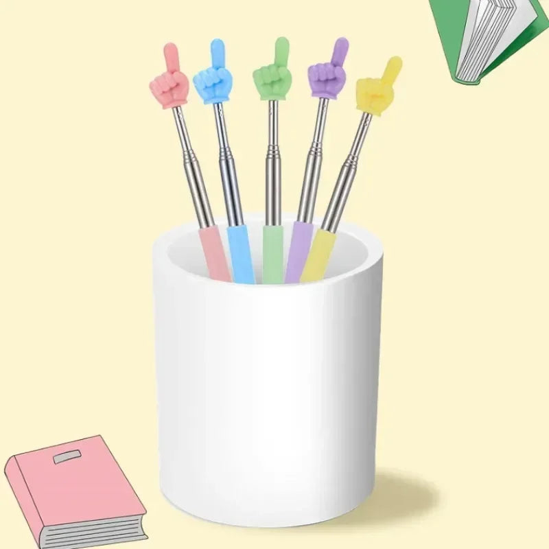Telescopic Reading Pointer - Colorful Kids Teaching Stick