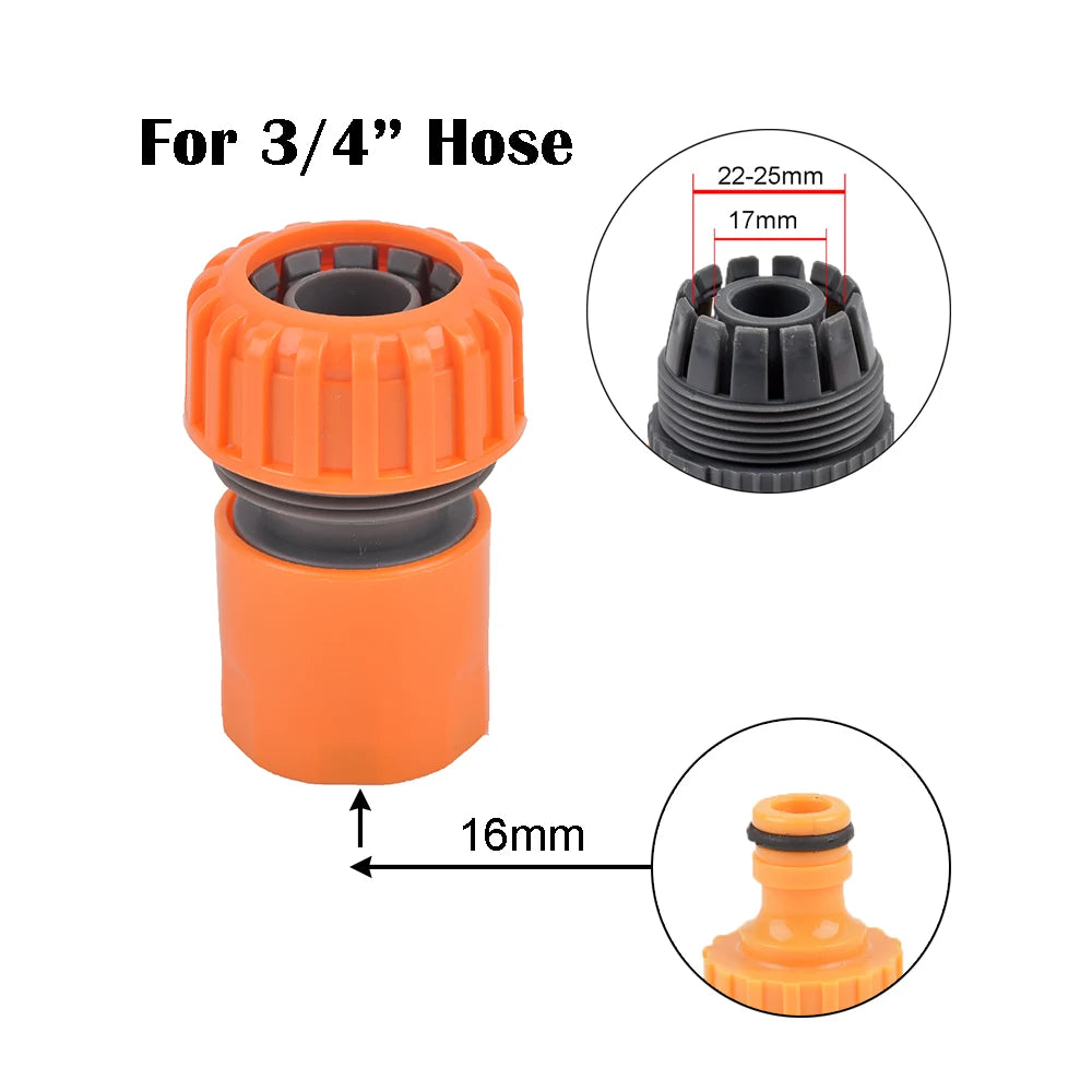 Garden Hose Quick Connector – Stop-Water Coupler for Easy Watering