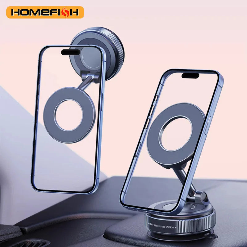 Magnetic Phone Holder – Multi-Surface Car & Desk Mount