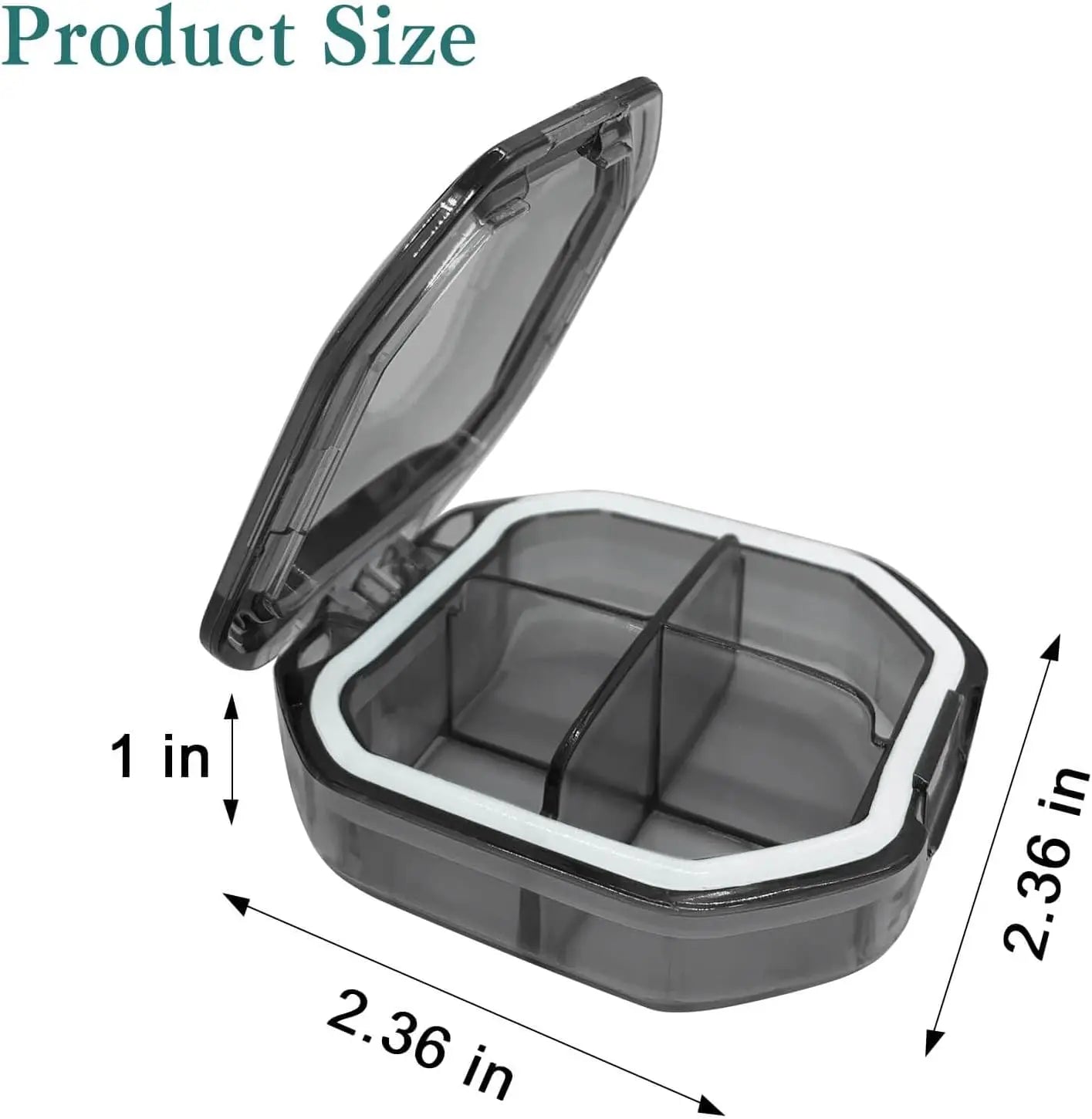 Days Pill Storage Box Mini - For Travel and Daily Carry