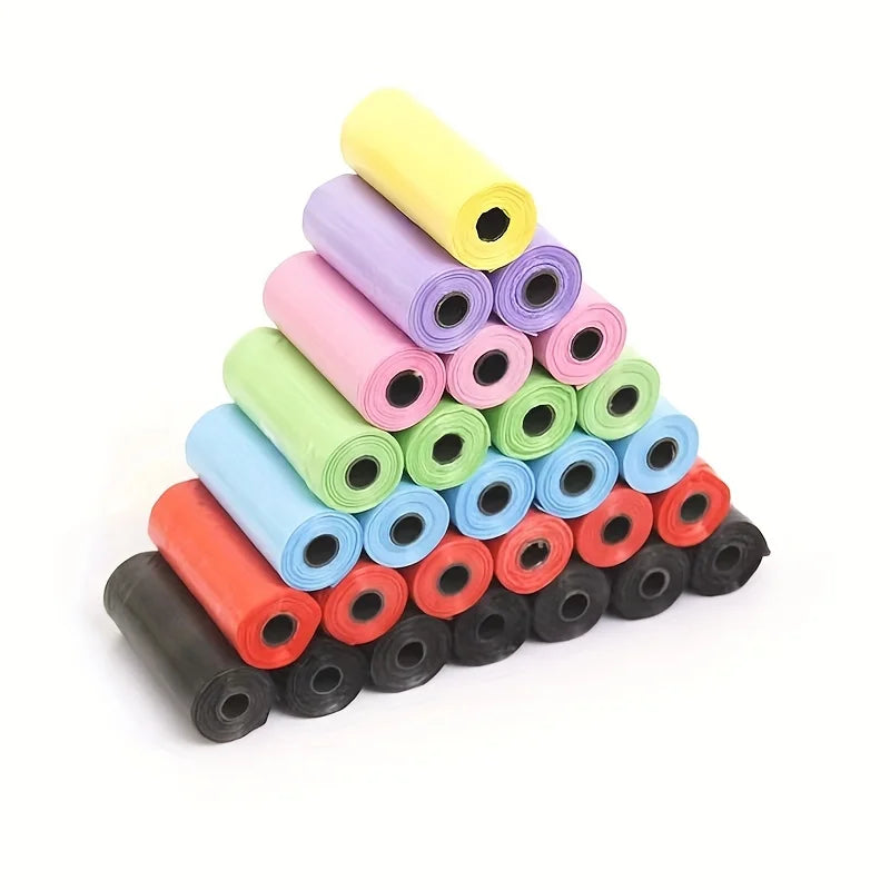 Dog Waste Bags - Roll Pack Bags for Walks and Cleanup