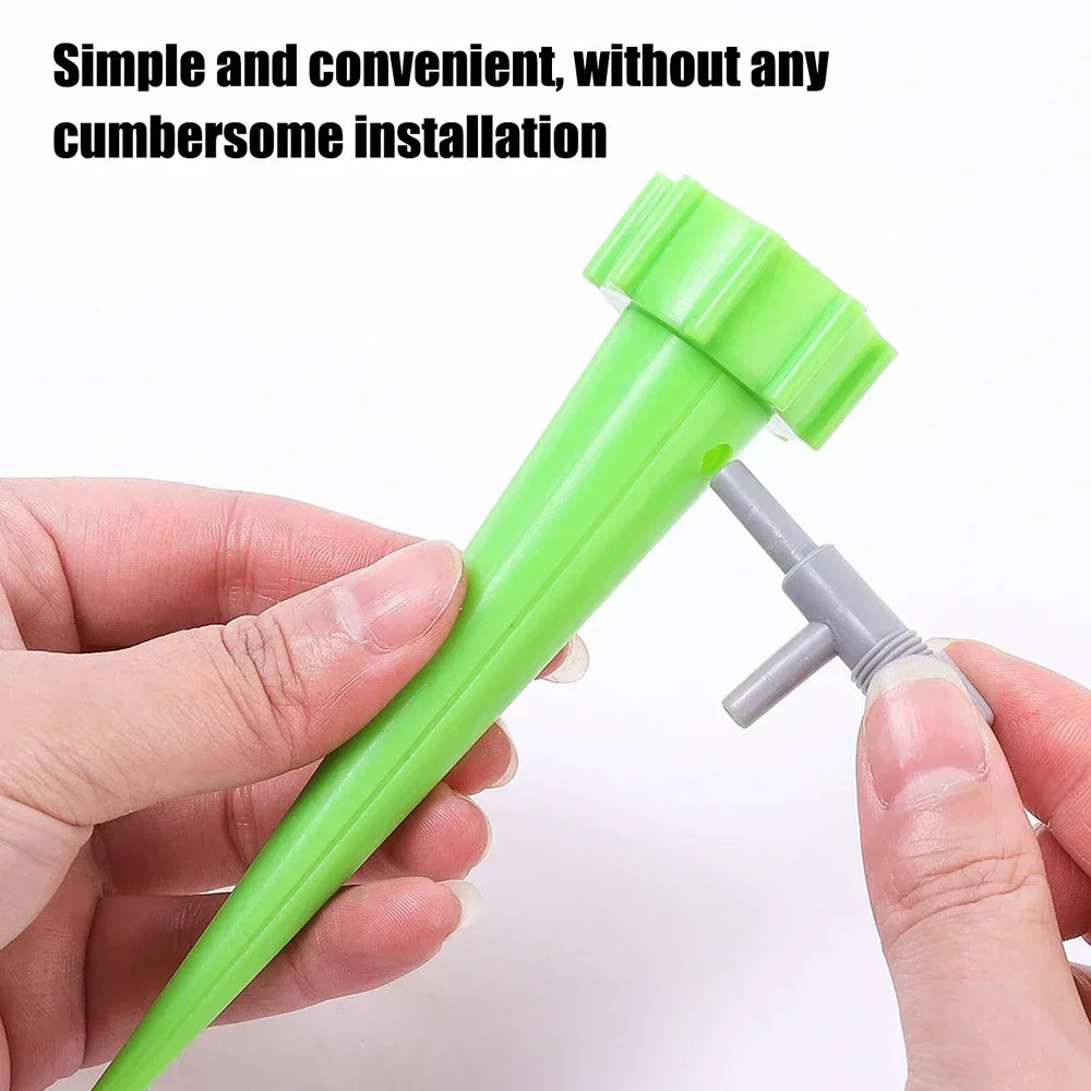 Automatic Drip Watering Spikes - Adjustable Plant Irrigation Set