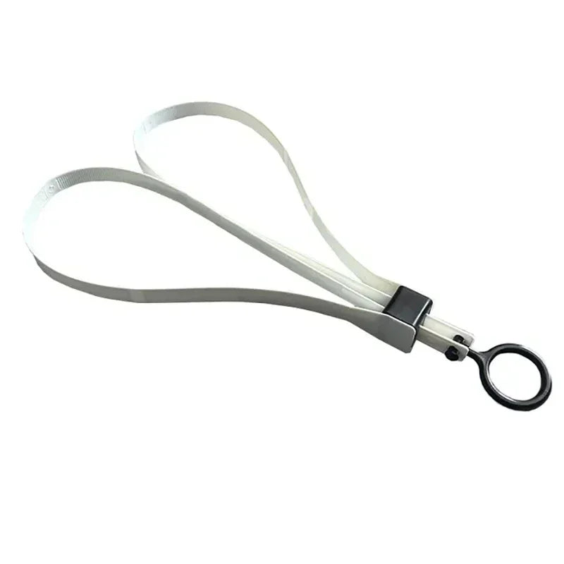 Plastic Cable Tie Straps - Disposable Gear Tie Set - White
