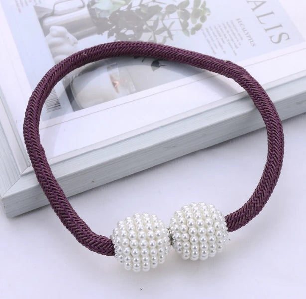 Pearl Magnetic Curtain Clip Holders - For Everyday Home Use