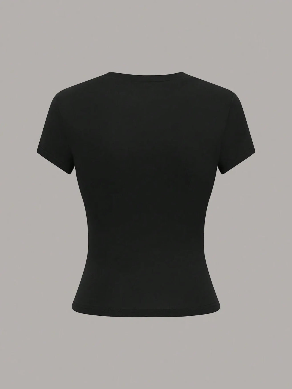 Women's Basic T-Shirt - Solid Short Sleeve Minimalist Top