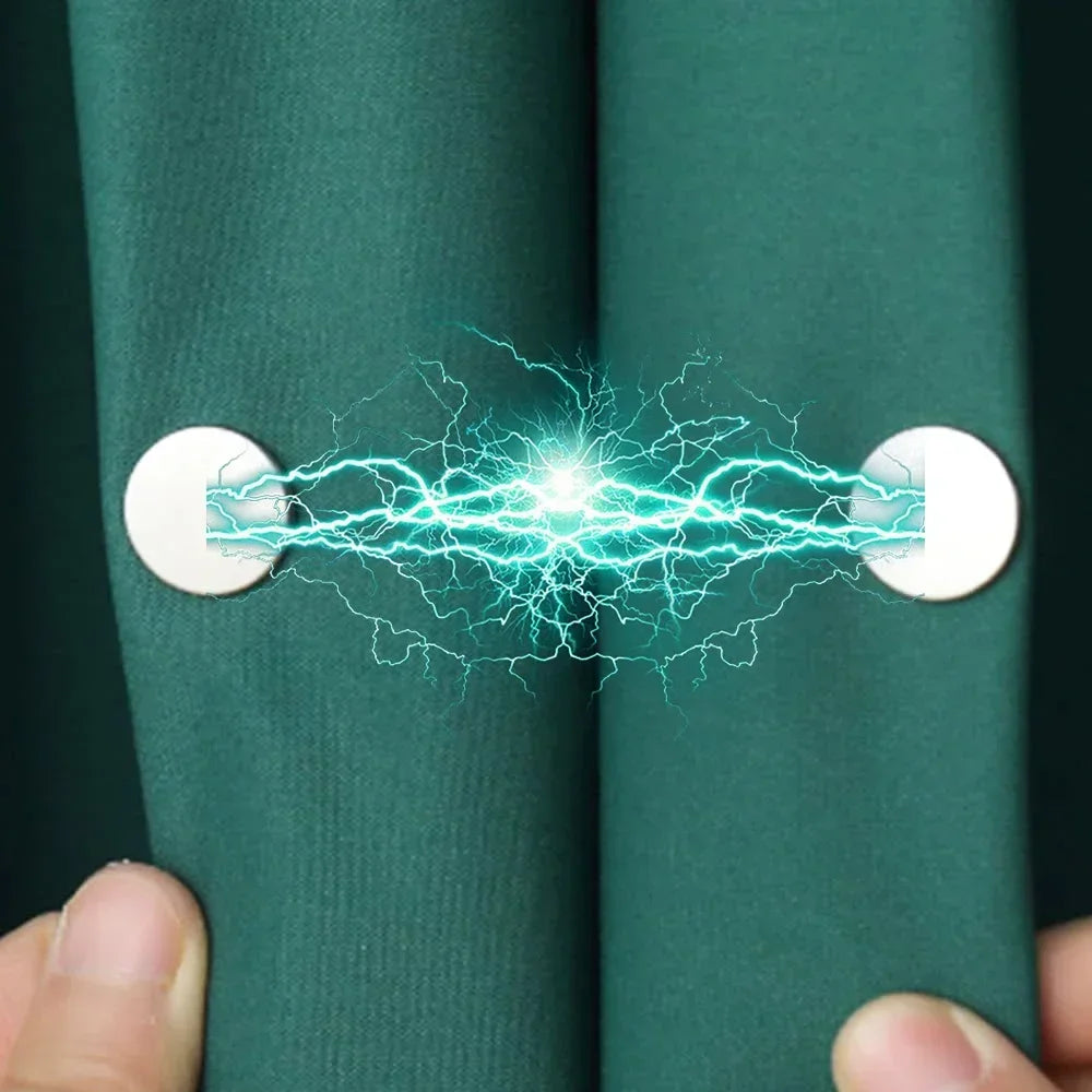 Magnetic Curtain Buttons Detachable Clips - For Everyday Home Use