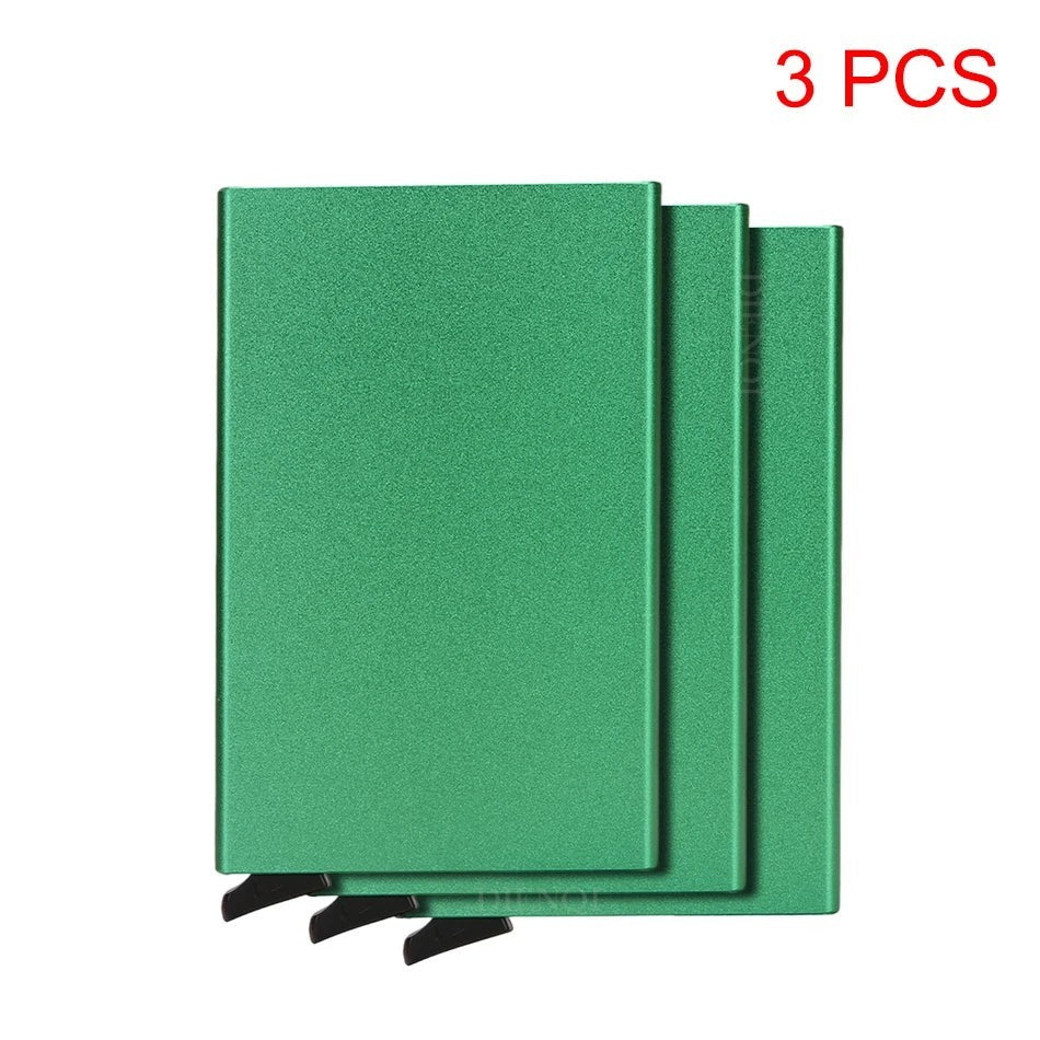 Pop-Up Minimalist Slim Card Holder Wallet in Black product image