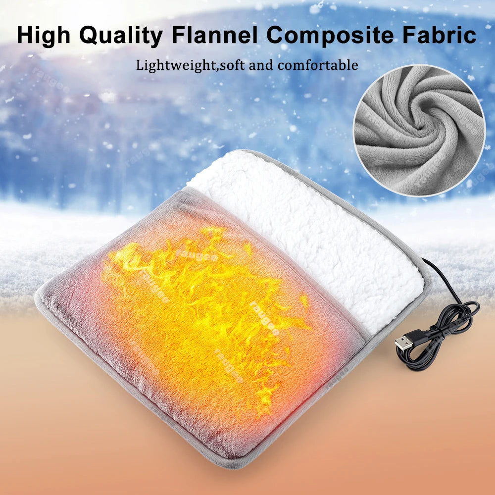 Foot Warmer Winter Electric Heating - For Desk or Travel Use