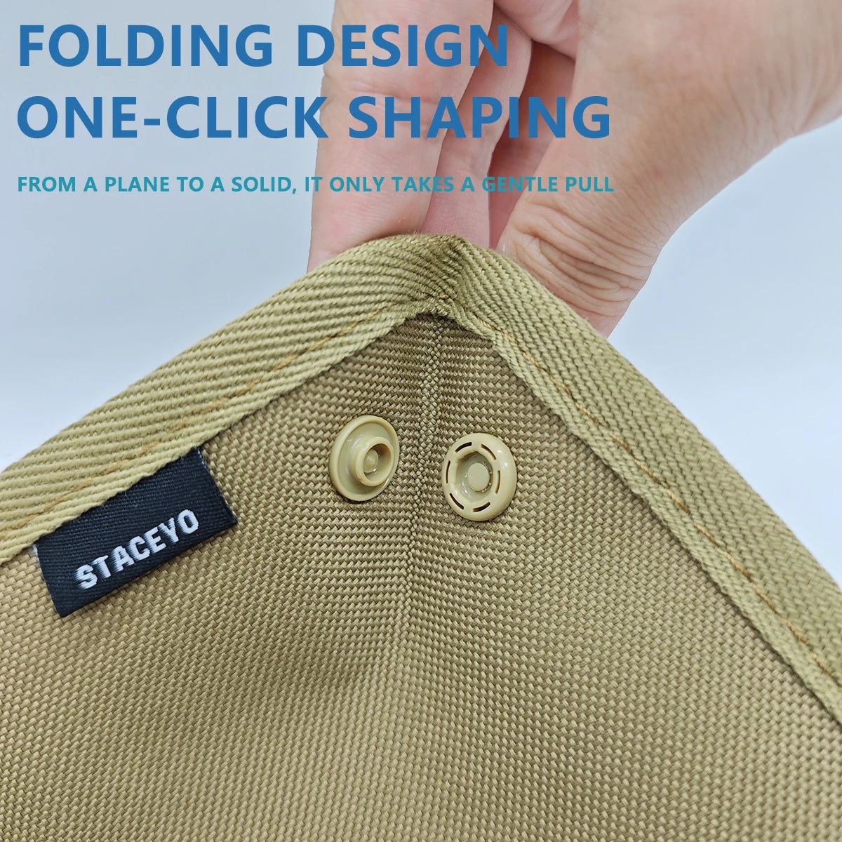 Foldable Storage Tray - Oxford Fabric Desktop Organizer