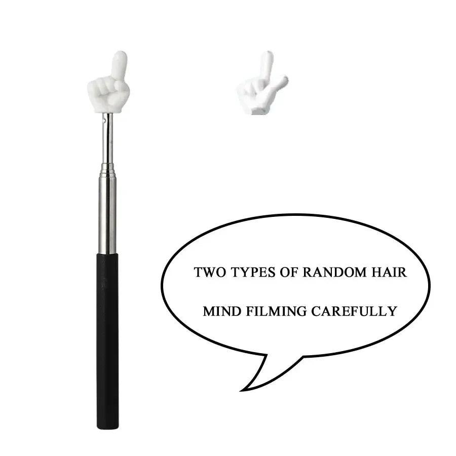 Telescopic Reading Pointer - Colorful Kids Teaching Stick - Other / Black
