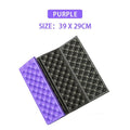 Camping Foam Seat Pad - Foldable Outdoor Cushion - Purple
