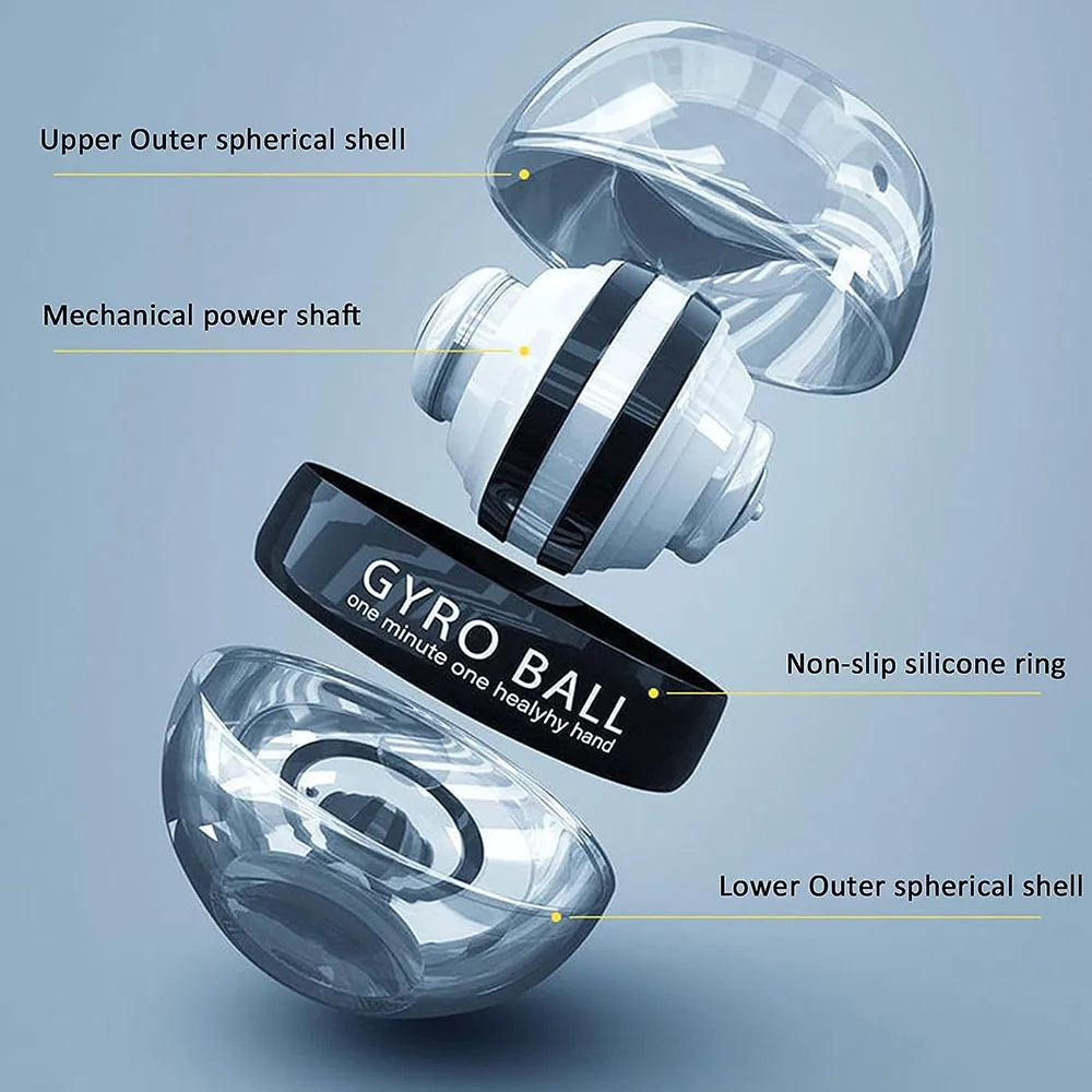 Wrist Gyro Ball Trainer - Self-Starting Hand Exercise Tool
