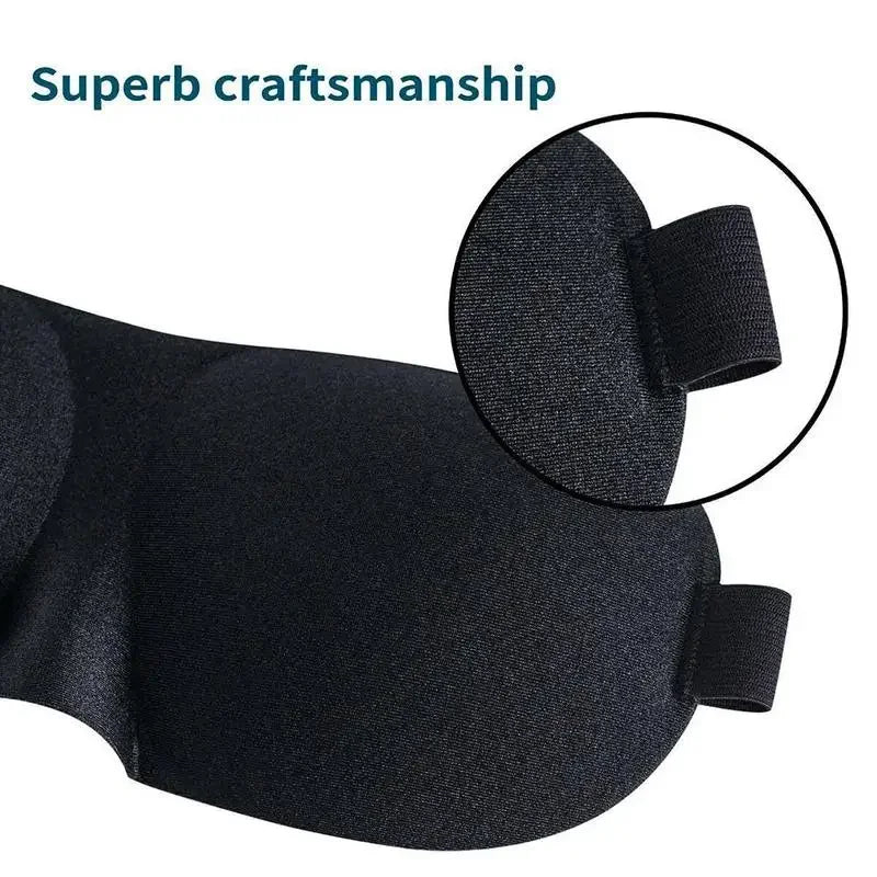 Contoured Sleep Mask – Breathable 3D Eye Shade for Travel Rest