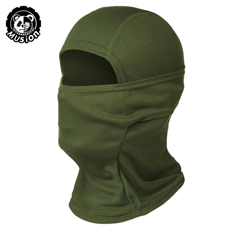 Lightweight Balaclava Face Cover - Outdoor Cycling and Hiking Mask - Green