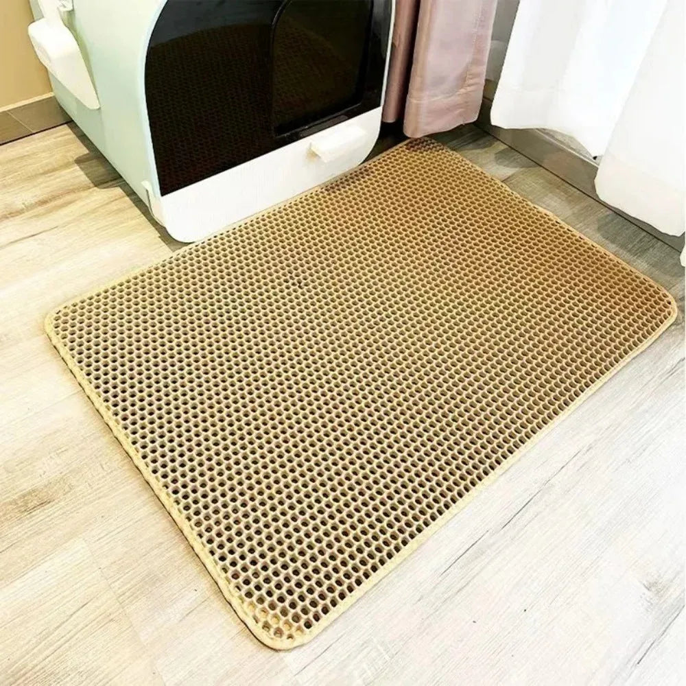 90x60cm Cat Litter Mat Double - For Everyday Pet Use