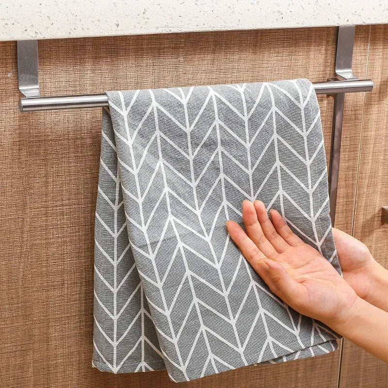 Kitchen Cabinet Door Towel Bar - For Kitchen Storage and Prep