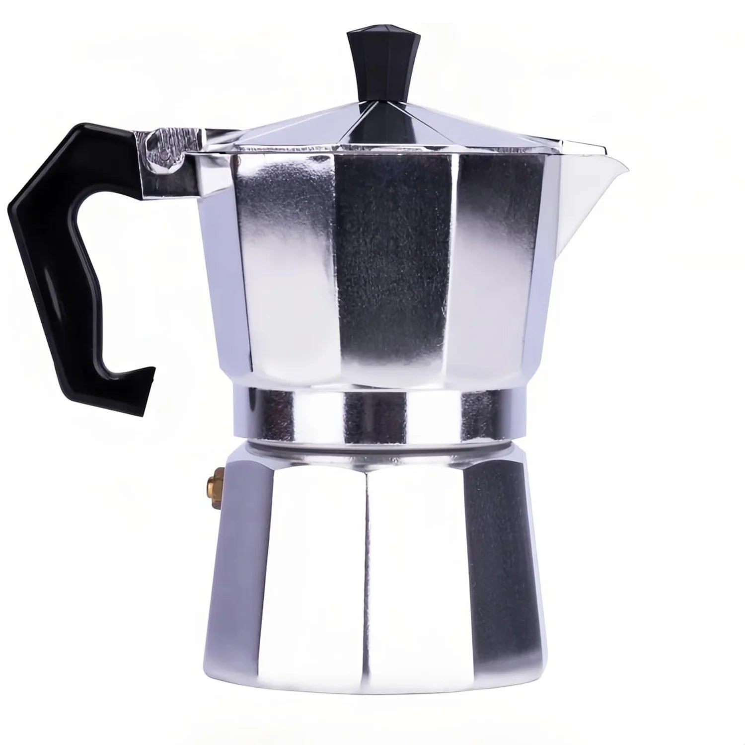 Stovetop Moka Pot - Aluminum Espresso Maker for Home Brewing