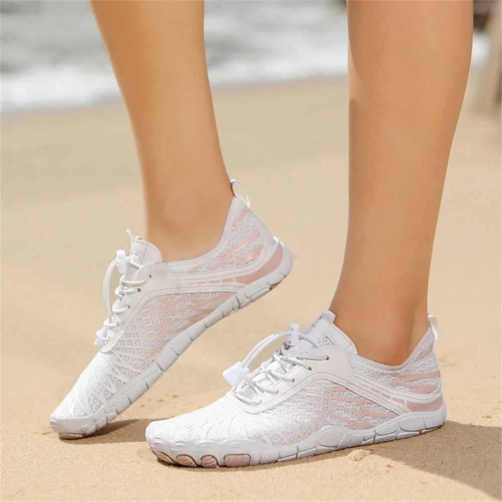 Unisex Amphibious Quick-Dry Water Shoes - Anti-Slip Barefoot Aqua Sneakers