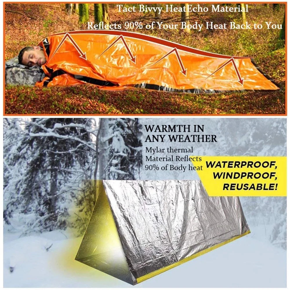 Outdoor Sleeping Bag - Compact Thermal Sack for Outdoor Kits