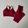 Women's Seamless Yoga Set – Quick-Dry Support for Studio Training