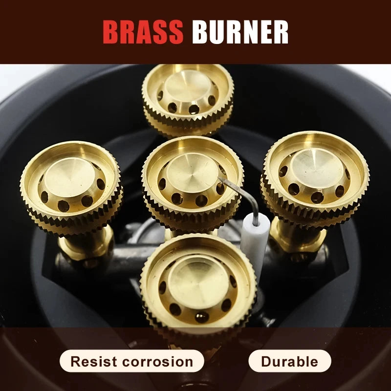 Camping Gas Stove - Piezo Ignition Burner for Outdoor Cooking