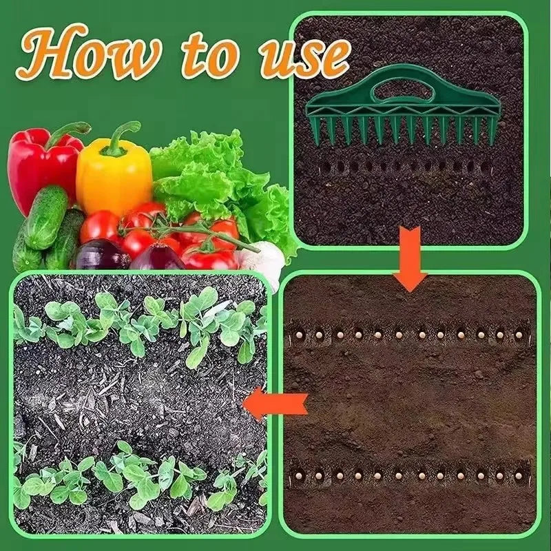 Manual Seed Spreader - Portable Soil Puncher for Planting