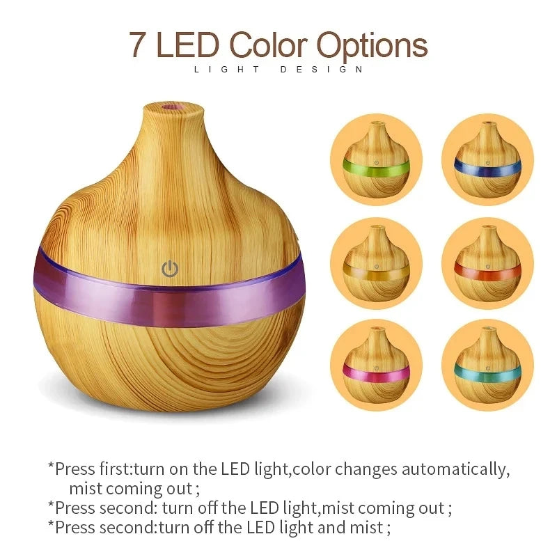 Humidifier Electric Aroma Air Diffuser - For Desk or Travel Use