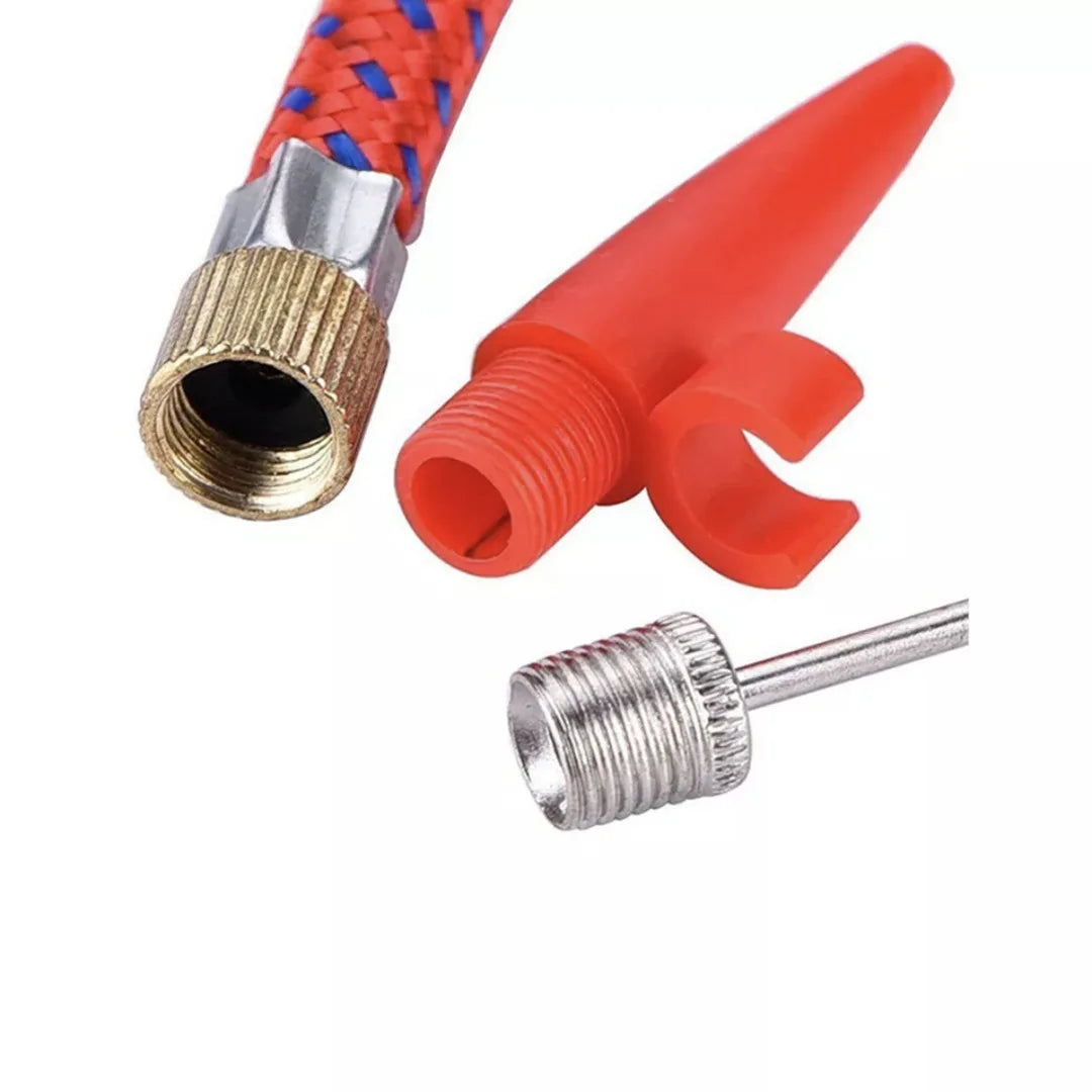Portable Ball Pump Set - Hand Inflator with Flexible Hose
