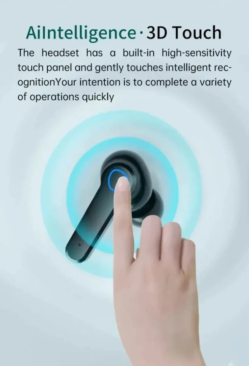 Wireless Earbuds with Digital Display – M19