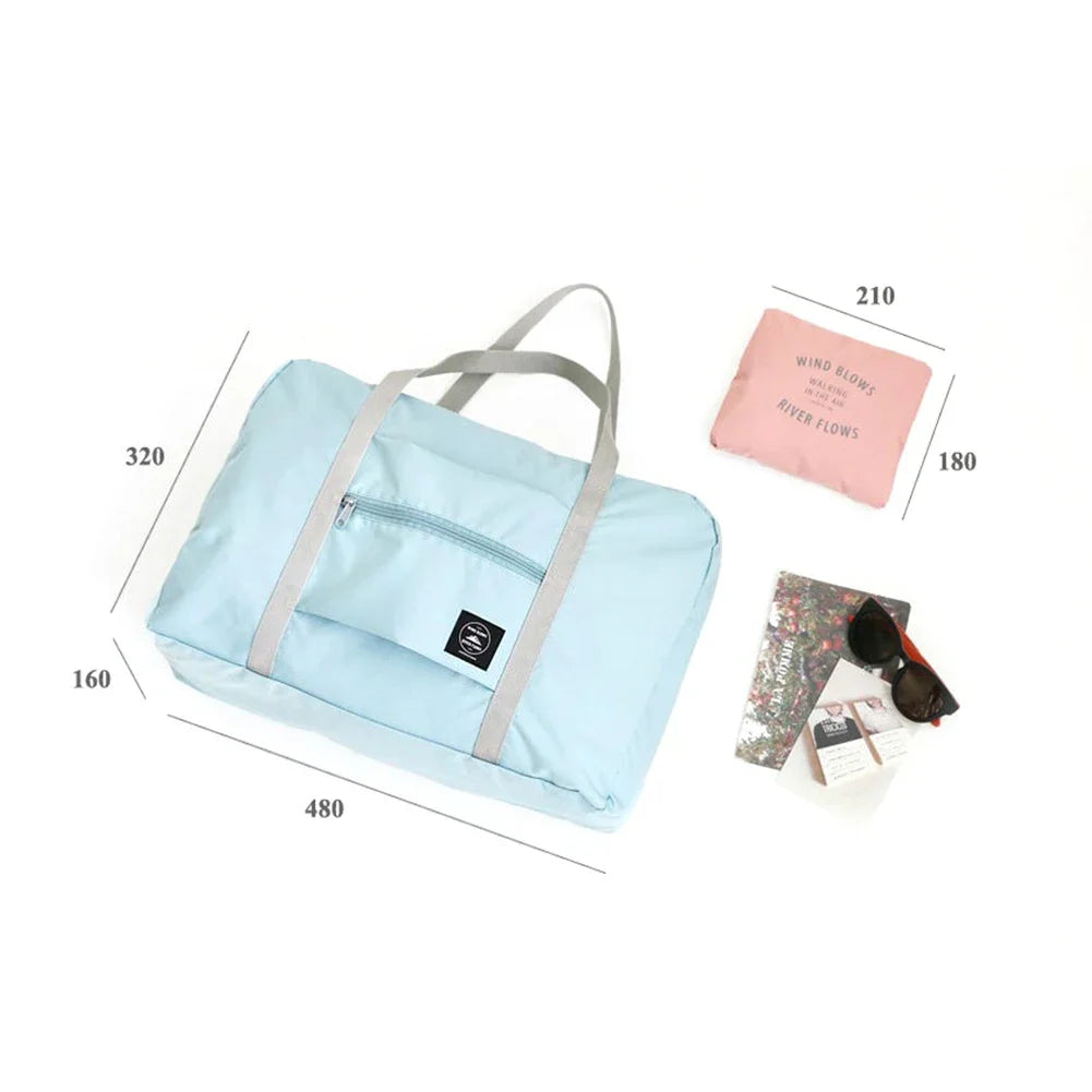 Foldable Waterproof Travel Bag – Lightweight Storage for Trips