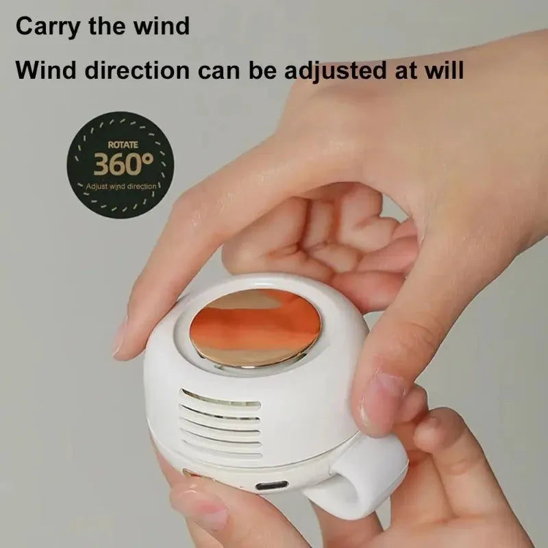 Mini Bladeless Fan Speed Adjustable - For Travel and Daily Carry