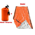 Outdoor Sleeping Bag - Compact Thermal Sack for Outdoor Kits - Orange Sleeping Bag Set