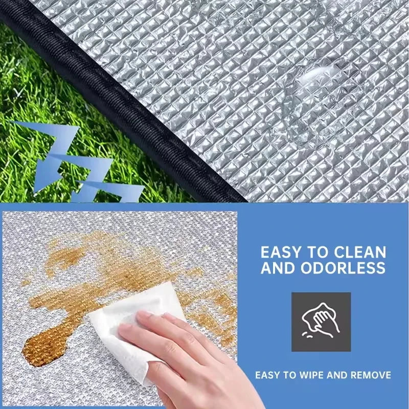 Aluminum Film Picnic Mat - Folding Ground Mat for Outdoor Use