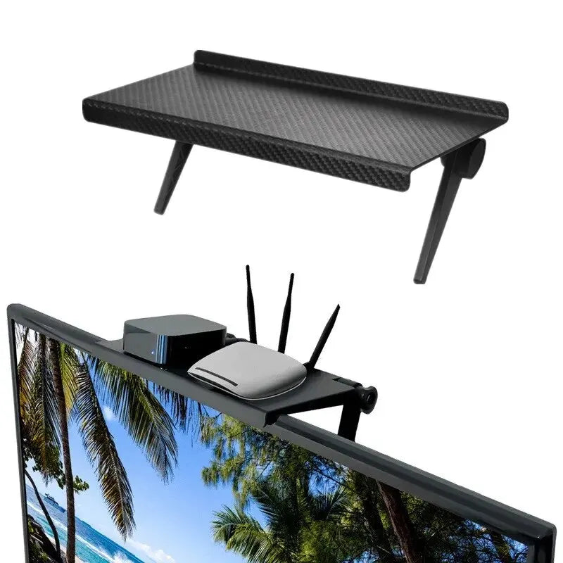 Computer TV Screen Storage Rack - For Desk and Office Organization