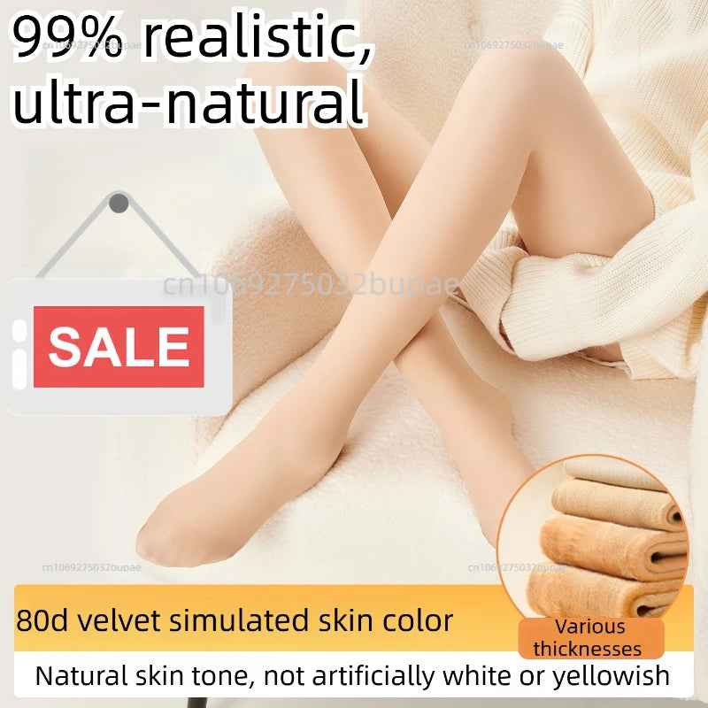 Fleece-Lined Tights - Warm Winter Pantyhose
