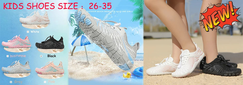 Unisex Amphibious Quick-Dry Water Shoes - Anti-Slip Barefoot Aqua Sneakers